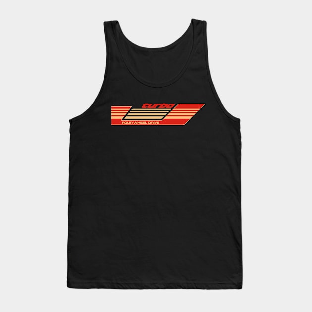 Land Cruiser Turbo Tank Top by Printstripe